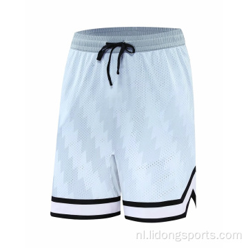 Nieuwe mesh heren basketbal shorts heren hardlopen shorts